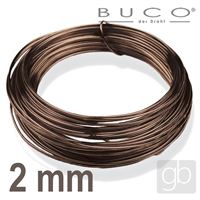 Biutérne drôt BUCO 2 mm 12 m HNEDÁ