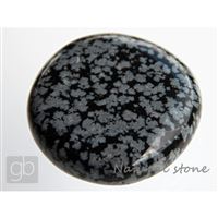 Obsidian oblákový placka (38x37,7x11,5mm)