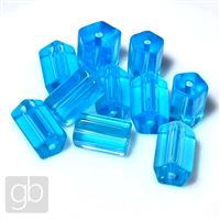 Stláané perly Valek Modrá MIX 6-8 x 10 mm