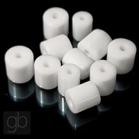 Stláané perly Valek Biela MIX 5,5-6,2 x 6-6,5 mm