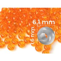 Korálky Preciosa rokaj 2/0 6,1 mm Oranová (PRE2005) 20 g