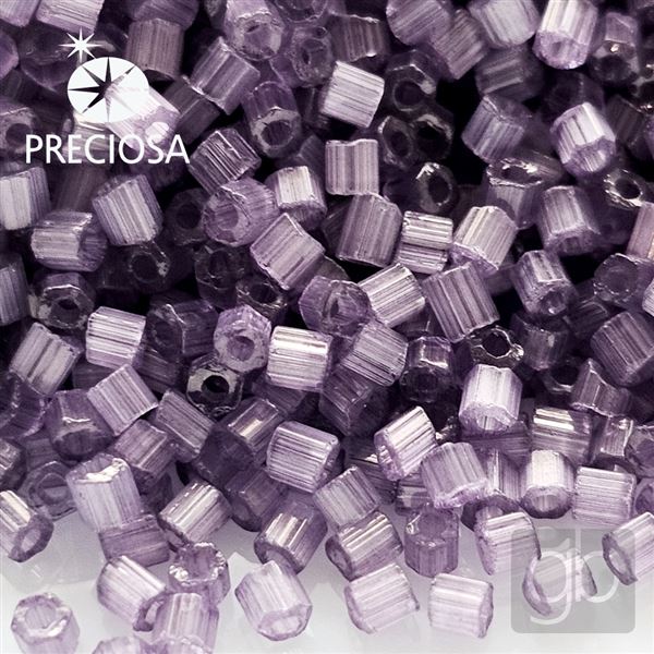 Preciosa dvoukrtky 2CUT 10/0 2,1 mm 20 g Fialov 05622