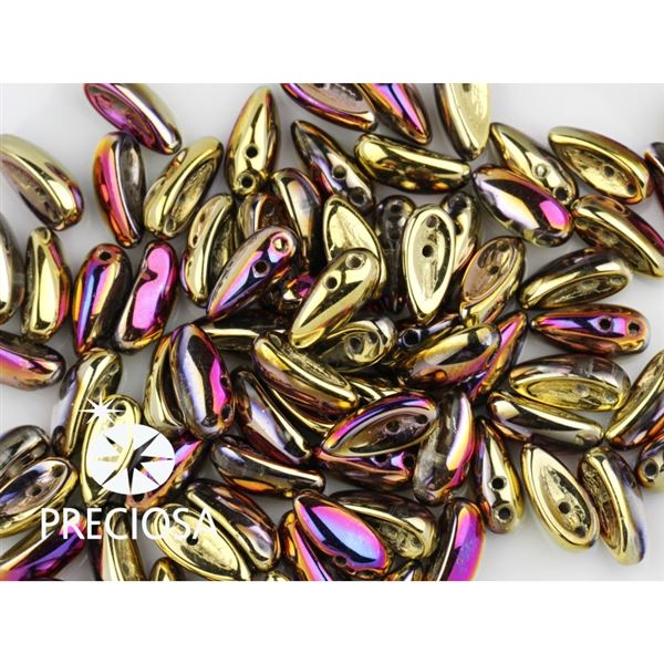 PRECIOSA Chilli 4x11 mm 15 ks Zlat (00030 98545) CHIL020