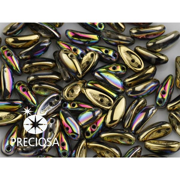 PRECIOSA Chilli 4x11 mm 15 ks Zlat (00030 98546) CHIL021