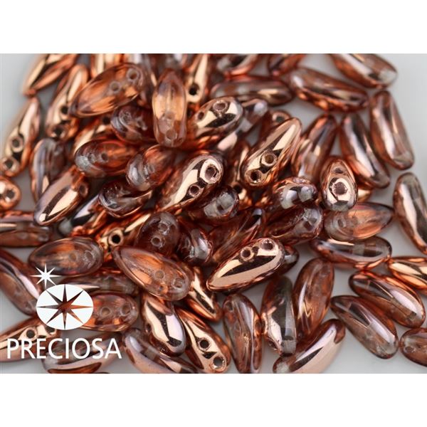 PRECIOSA Chilli 4x11 mm 15 ks R.zlato (00030 27101) CHIL035