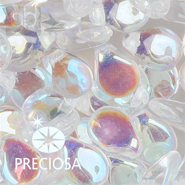 Preciosa PIP korlky 5 x 7 mm 25 ks ir 00030-28701