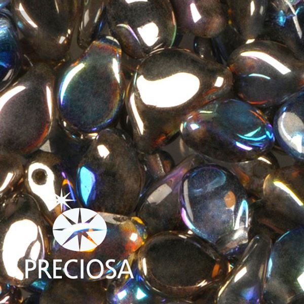 Preciosa PIP korlky 5 x 7 mm 25 ks Iris 00030-98537