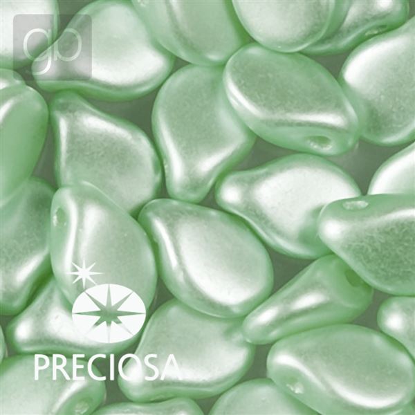 Preciosa PIP korlky 5 x 7 mm 25 ks Zelen 02010 25025