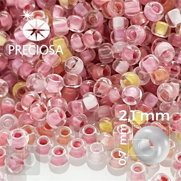 Preciosa rokajl MIX 11/0 2,1 mm 50 g Ruov lt