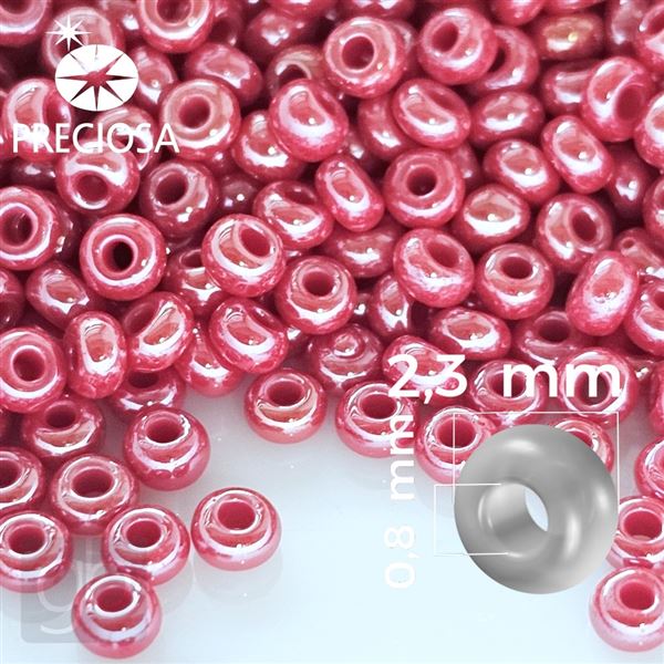 Preciosa rokajl 10/0 2,3 mm 20 g erven 98190