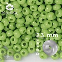 Preciosa rokajl 10/0 2,3 mm 50 g Zelená 53310