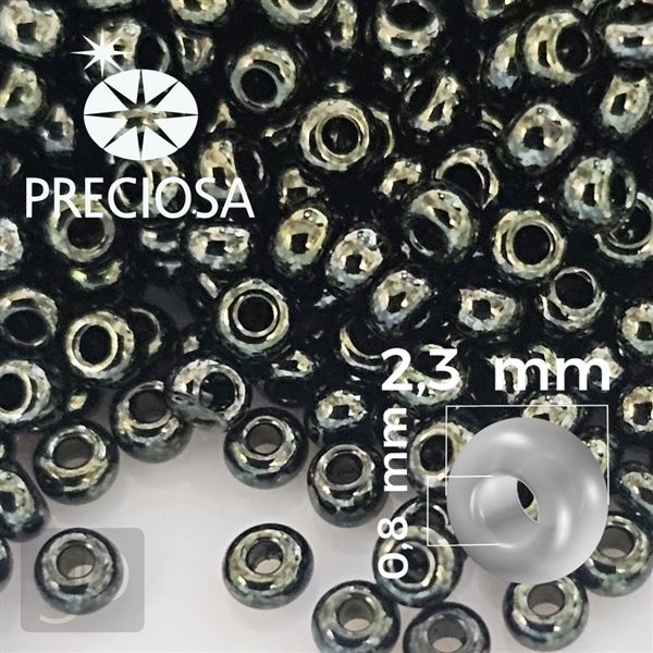 Preciosa rokajl 10/0 2,3 mm 50 g Zelen 49055