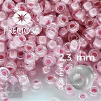 Preciosa rokajl 10/0 2,3 mm 50 g Ruová 38694