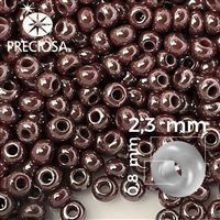 Preciosa rokajl 10/0 2,3 mm 50 g Hnedá 93195