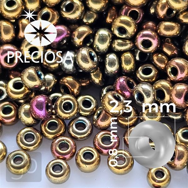 Preciosa rokajl 10/0 2,3 mm 50 g Hned IRIS 59148