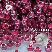 Preciosa rokajl 10/0 2,3 mm 50 g Ruová 38627