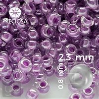 Preciosa rokajl 10/0 2,3 mm 50 g Fialová 38628