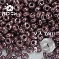 Preciosa rokajl 10/0 2,3 mm 50 g Hnedá 93195