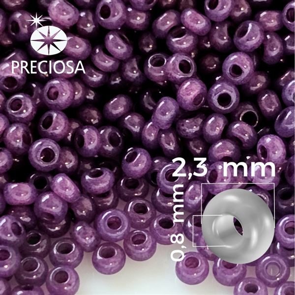 Preciosa rokajl 10/0 2,3 mm 50 g Fialov 16128