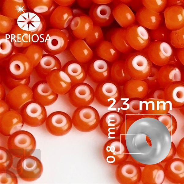 Preciosa CORNELIAN 10/0 2,3 mm 20 g Oranov 93703