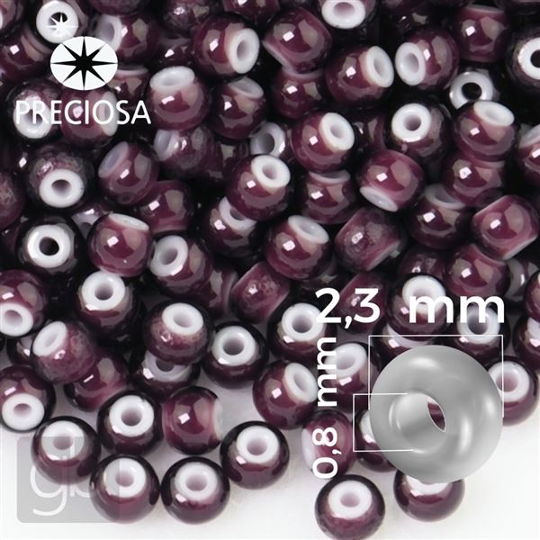 Preciosa CORNELIAN 10/0 2,3 mm 20 g Fialov 23708