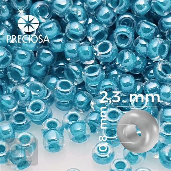 Preciosa rokajl 10/0 2,3 mm 20 g Tyrkysov 39020B