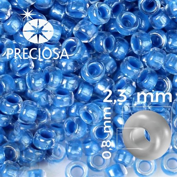 Preciosa rokajl 10/0 2,3 mm 20 g Modr 38638