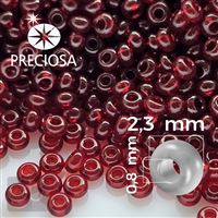 Preciosa rokajl 10/0 2,3 mm 50 g ervená 90120