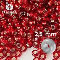 Preciosa rokajl 10/0 2,3 mm 50 g ervená 97070