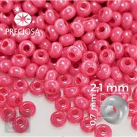 Preciosa rokajl 11/0 2,1 mm 20 g Ruová 16A77