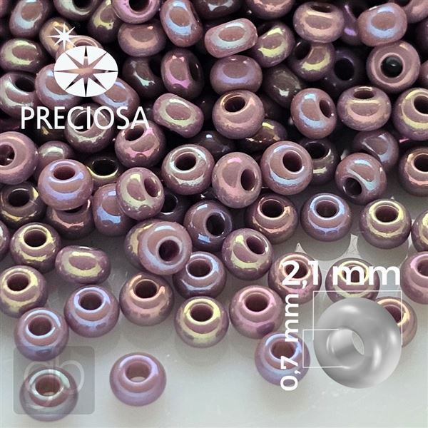 Preciosa rokajl 11/0 2,1 mm 20 g Fialov 24020