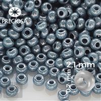 Preciosa rokajl 11/0 2,1 mm 50 g Modrá 33025