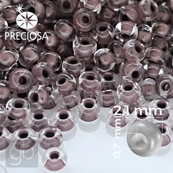 Preciosa rokajl 11/0 2,1 mm 50 g Hned 38618