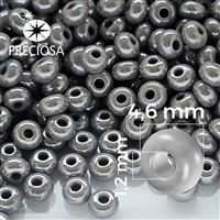 Preciosa rokajl 5/0 4,6 mm 50 g Sivá 48020