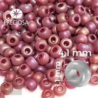 Preciosa rokajl 6/0 4,1 mm 20 g ervená 91070