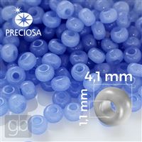 Preciosa rokajl 6/0 4,1 mm 20 g Modrá 02131