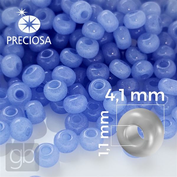 Preciosa rokajl 6/0 4,1 mm 20 g Modr 02131