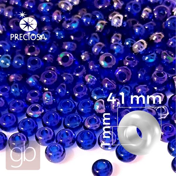 Preciosa rokajl 6/0 4,1 mm 20 g Modr 61300