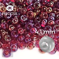 Preciosa rokajl 6/0 4,1 mm 20 g ervená 91090