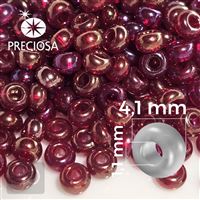 Preciosa rokajl 6/0 4,1 mm 20 g ervená 91120