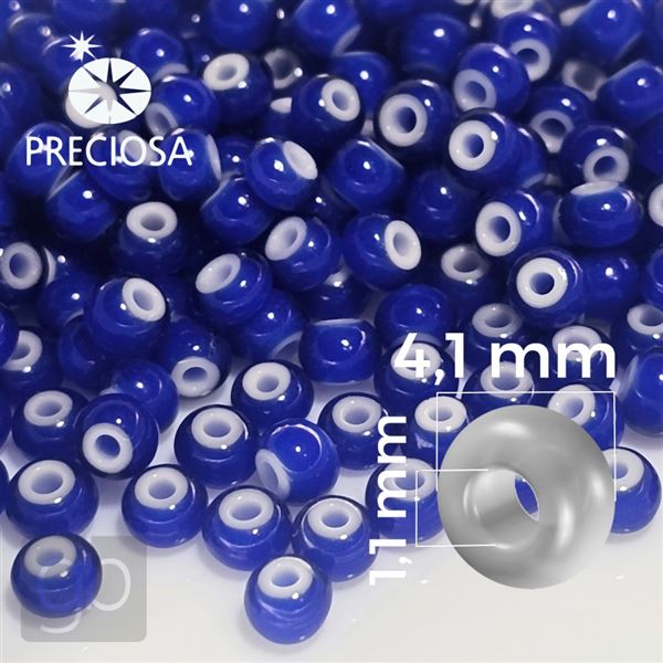 Preciosa CORNELIAN rokajl 6/0 4,1 mm 20 g  Modr 33710