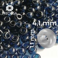 Preciosa rokajl 6/0 4,1 mm 20 g Modrá 60100