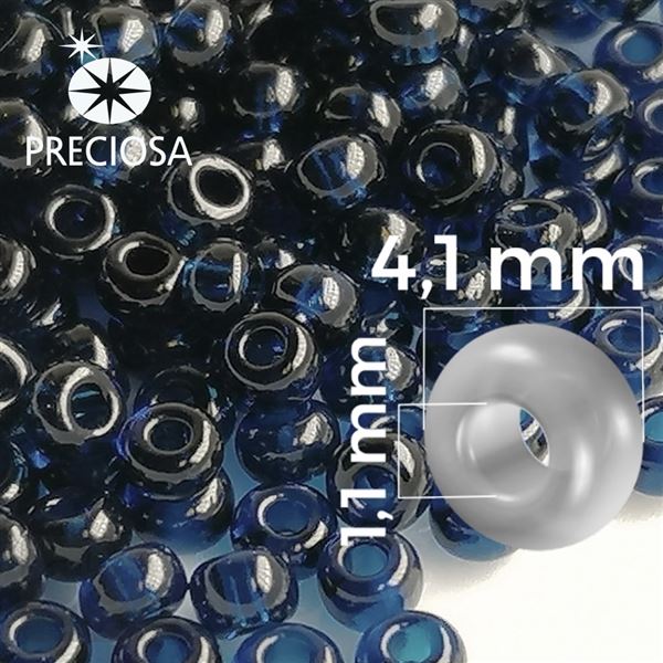 Preciosa rokajl 6/0 4,1 mm 20 g Modr 60100