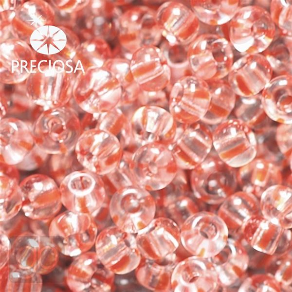 Preciosa STRIPED rokajl 6/0 4,1 mm 20 g ra erven 00890