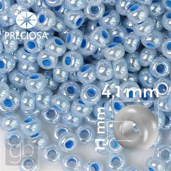 Preciosa rokajl 6/0 4,1 mm 50 g Modr 37336