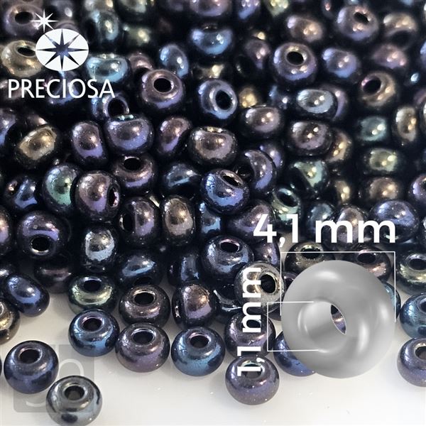 Preciosa rokajl 6/0 4,1 mm 50 g IRIS Fialov 59135