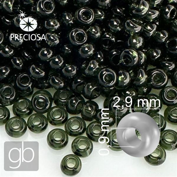 Preciosa rokajl 8/0 2,9 mm 50 g Zelen 50290