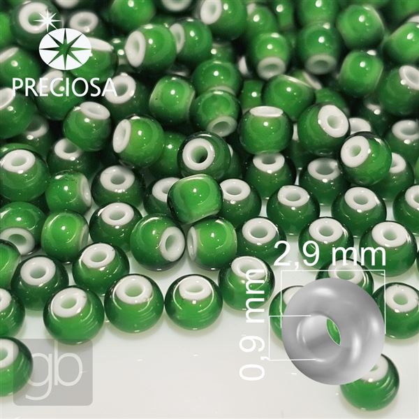 Preciosa CORNELIAN 8/0 2,9 mm 50 g Zelen 53712