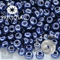 Preciosa rokajl 9/0 2,6 mm 20 g Modrá 33061