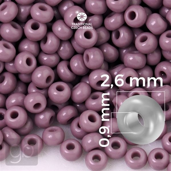 Preciosa rokajl 9/0 2,6 mm 20 g Fialov 23020